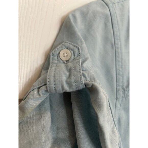 PATAGONIA Women's Chesser Island Chambray Dress Blue Size 2 - Picture 4 of 10